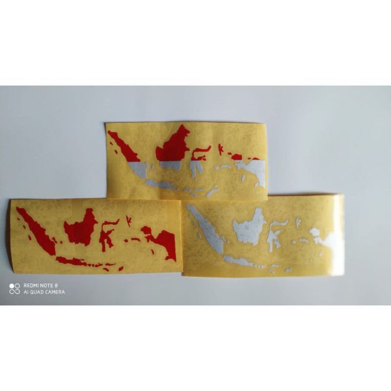 

stiker peta indonesia cutting reflective