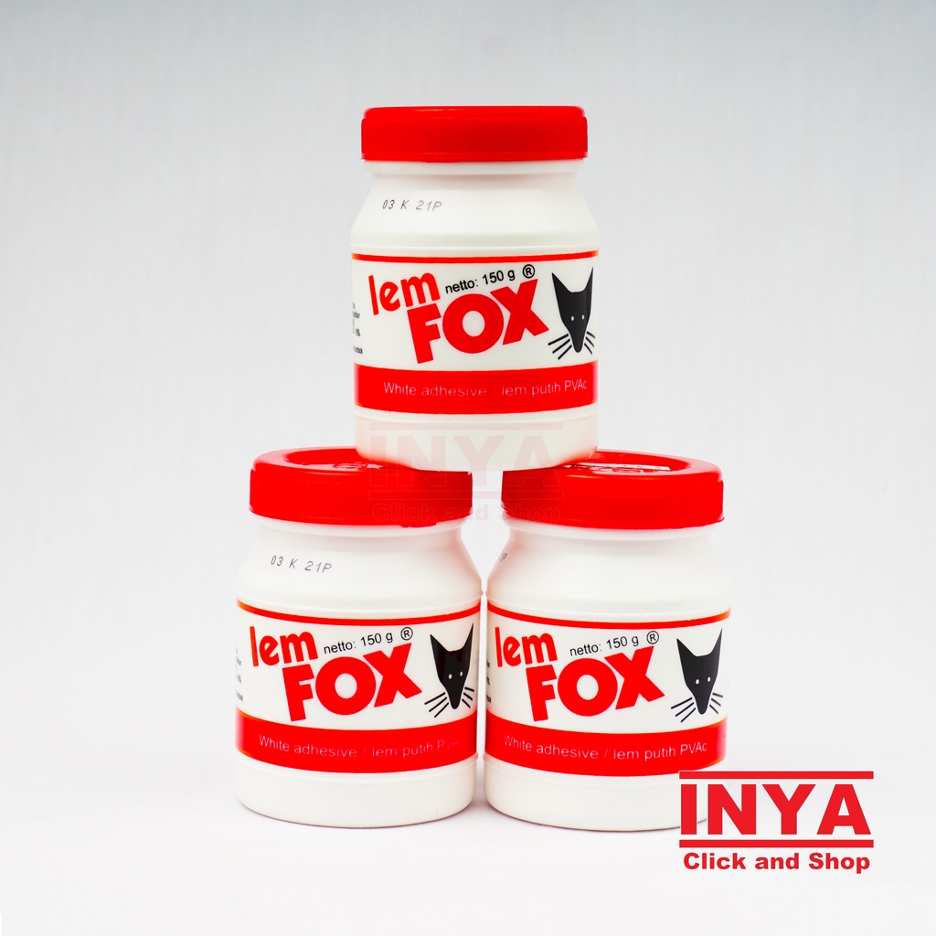 LEM FOX 150gr - Lem Putih PVac / White Adhesive - Glue