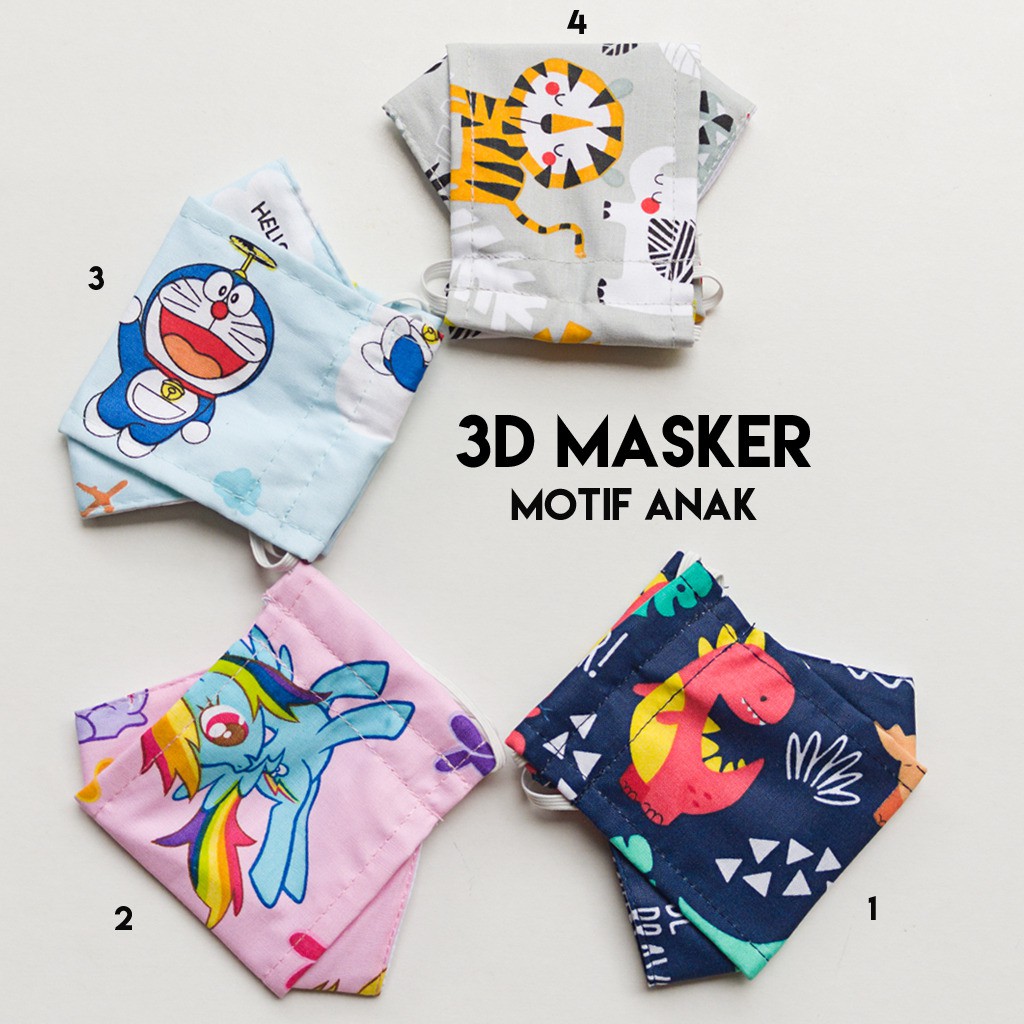 Masker Motif Anak Lucu 3 lapis Headloop Earloop Shopee Masker Motif Anak Lucu 3 lapis Headloop Earloop Shopee