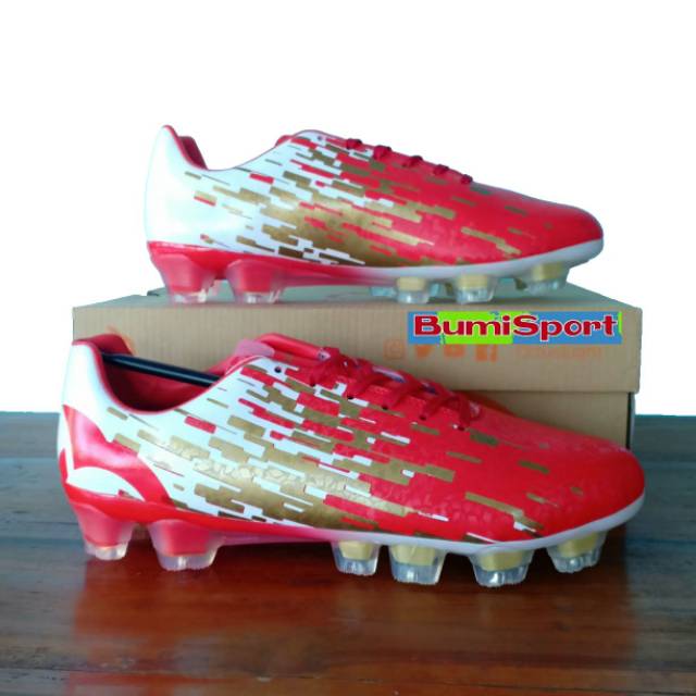 Sepatu Ortuseight Ortus Blizzard Fg Se Red/Gold/White Original
