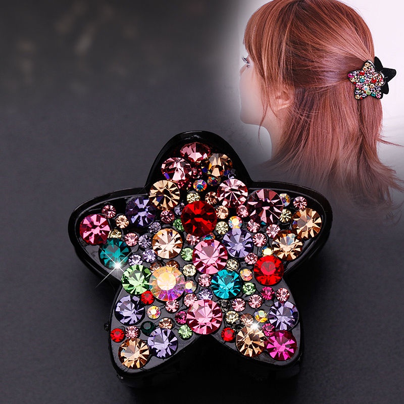 Jepit Rambut korea jedai 3D wanita premium full kristal motif terbaru original import JD28#