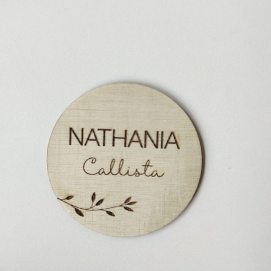 Properti foto Tag custom Nama | Photo props