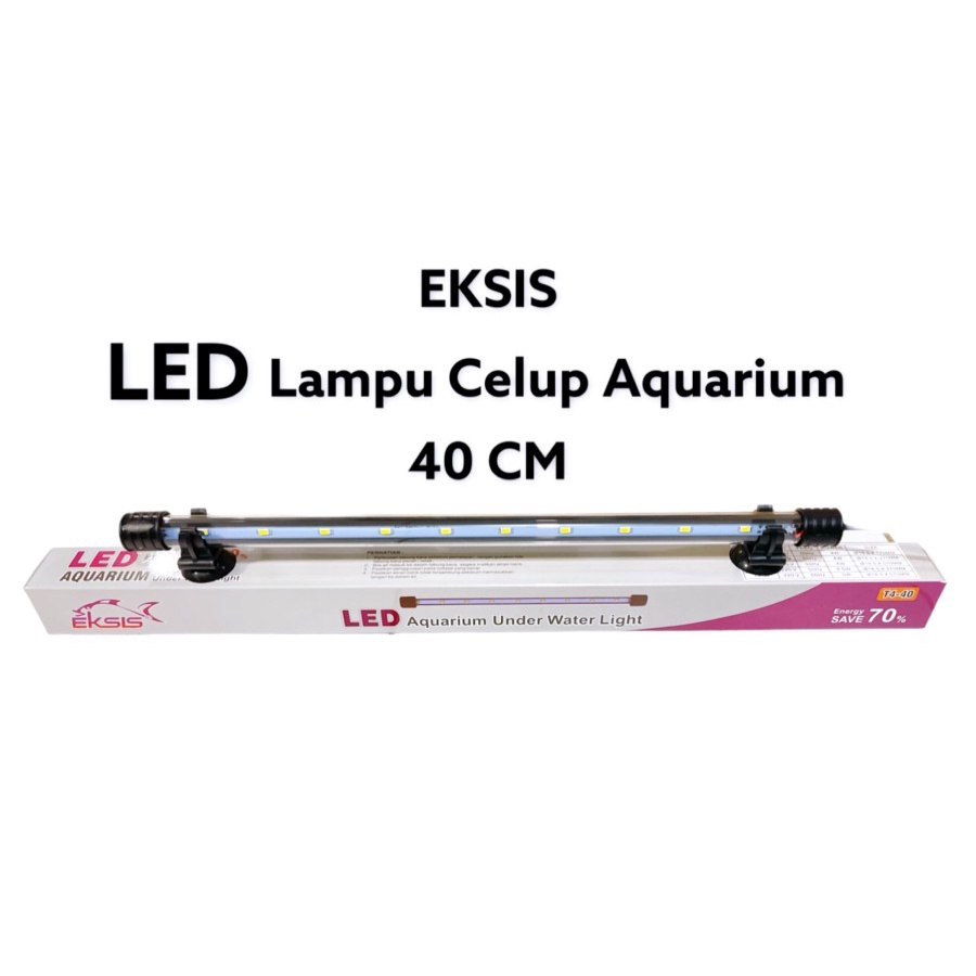 LAMPU CELUP AQUARIUM 40 CM EKSIS T4-40 SAVE ENERGY 70%