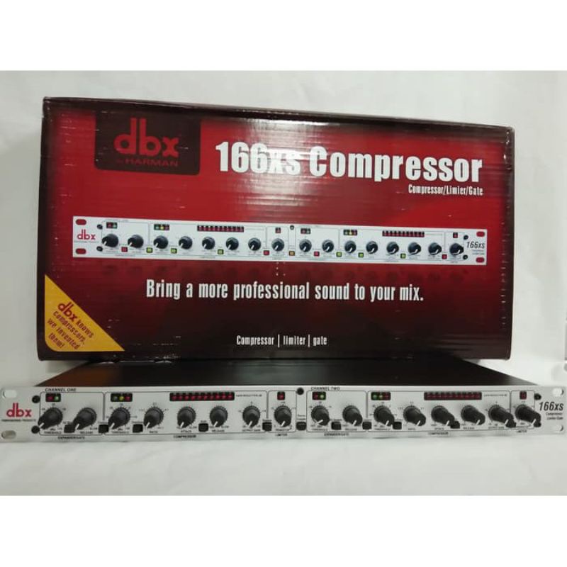 compressor /compresor dbx 166xs 166 xs dbx166xs silver