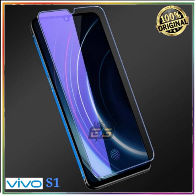 Tempered glass Blue Ray Light Vivo s1-Anti gores kaca biru anti silau Vivo s1 Hightl Quality