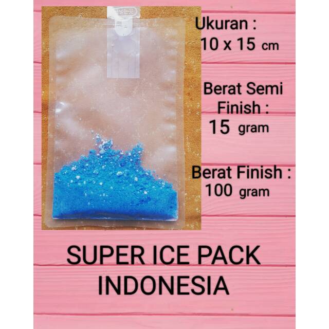 ice gel pack 100ml - 150ml size 10x15cm freezer ice pack SEMI FINISH