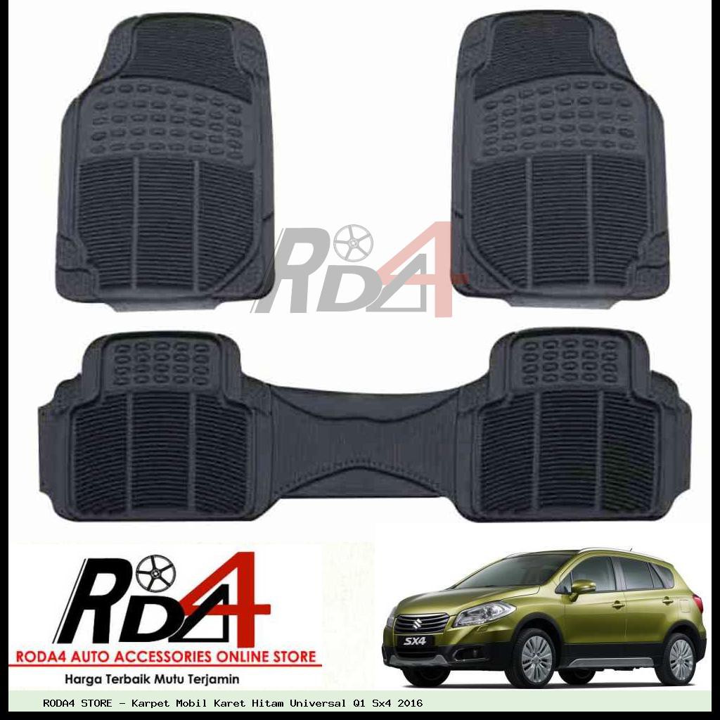 Karpet Mobil Karet Hitam Universal Q1 Sx4 2016