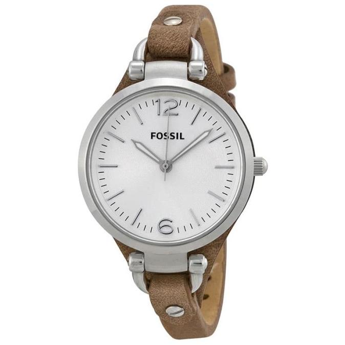 Fossil ES3060 Georgia Brown Leather Strap barang ada