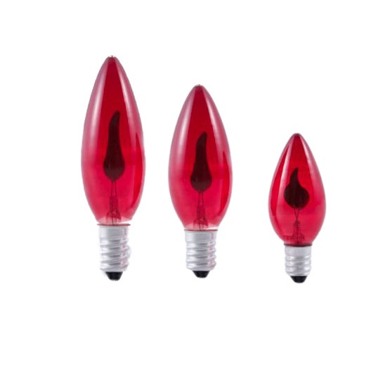 Lampu Lilin Cabe Lombok LED Sembahyang Candle Lamp E12 Lampu Main Api Berkedip Bijian