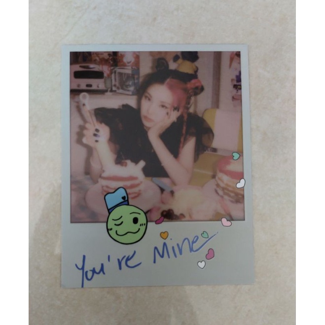 polaroid yeji itzy OFFICIAL ALBUM "CRAZY IN LOVE" ORIGINAL PCitzy