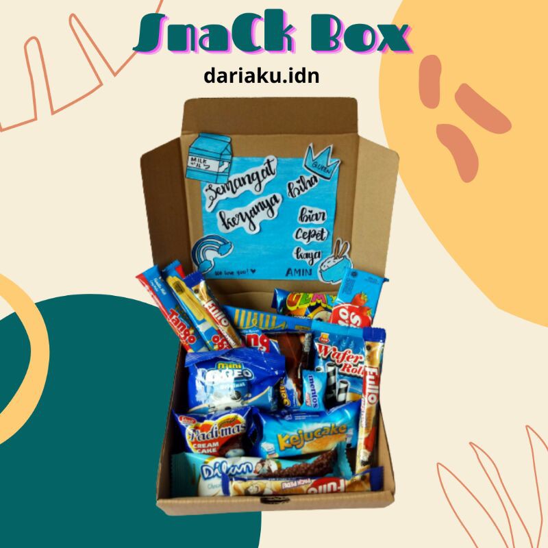 

Snack Box| Kado ulang tahun| Wisuda| Sempro| Gift Box