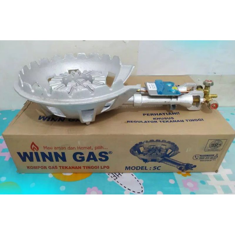 Winn Gas , 5C  ,  Win Gas ,   Kompor , High Pressure , Tekanan Tinggi