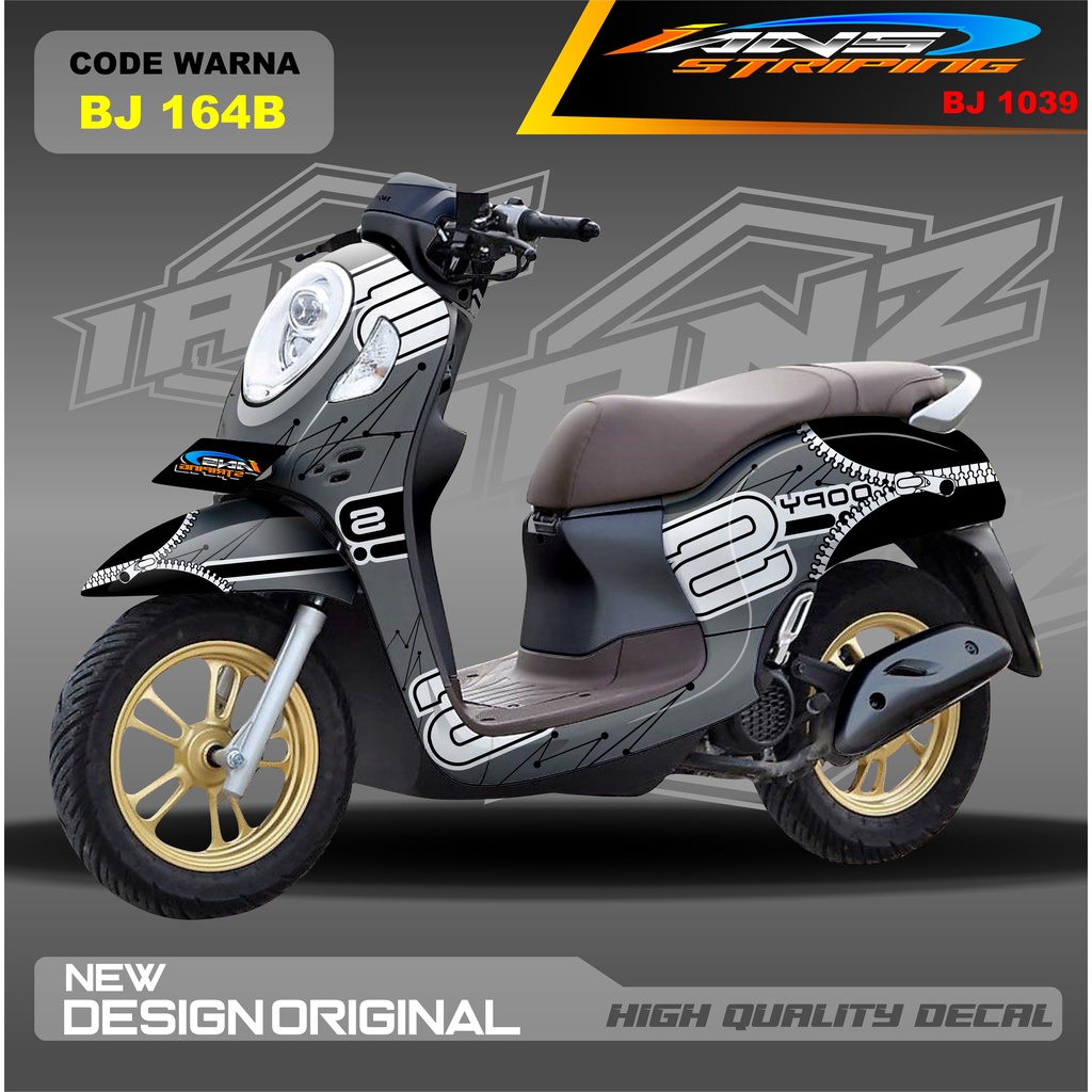 DECAL STICKER SCOOPY FULL BODY / STICKER DECAL  HONDA SCOOPY FULL BODY / STICKER VARIASI SCOOPY TERBARU  / STICKER SCOOPY