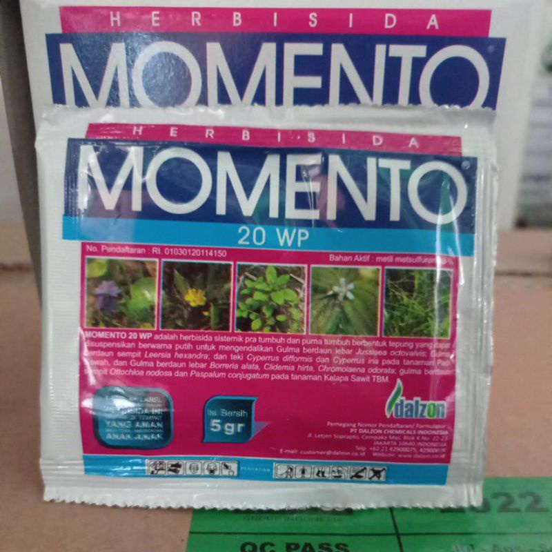 HERBISIDA MOMENTO 20 WP ISI BERSIH 5 GRAM JAMINAN ORIGINAL