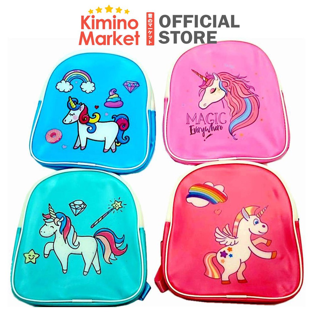 Tas Ransel Lucu Anak Unik Warna Cerah Backpack Unicorn Berkualitas