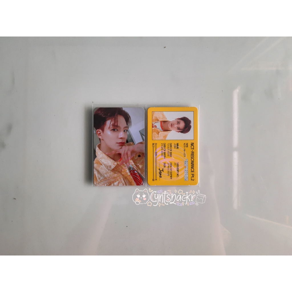 Photocard Polaroid Nature Republic NCT 127 Jaehyun Doyoung Mark Johnny Haechan