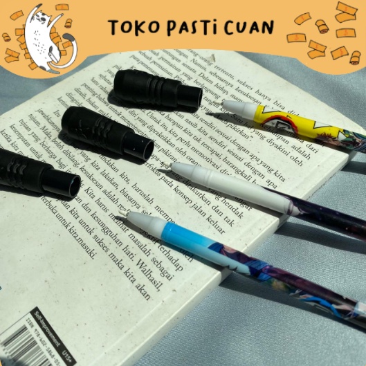 pulpen pen gel putar magnet demon slayer pena lucu tinta hitam bisa COD pen imut keren pulpen unik atk kebutuhan anak sekolah termurah import-4