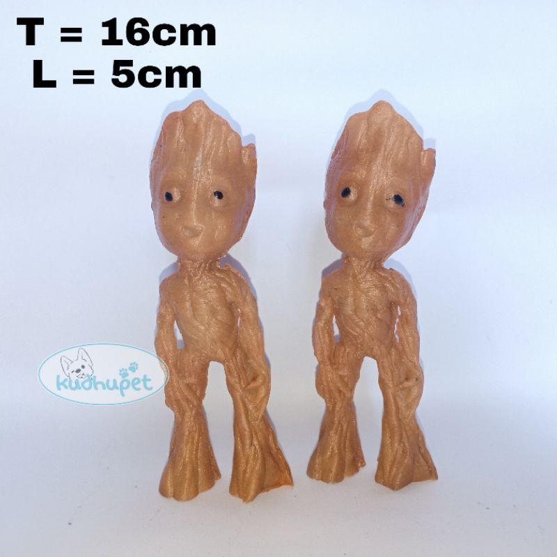 groot mainan fiber Aquarium  / miniatur groot / mainan