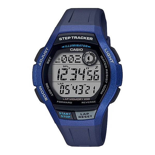 Casio Original Pria WS-2000H-2AVDF Rubber Strap