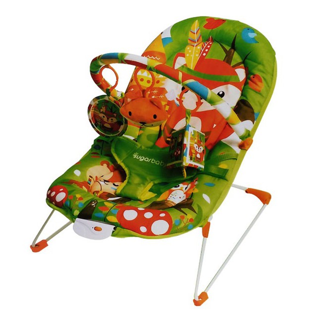 Sugar Baby Deluxe Musical Vibration Bouncer 1 Recline-Sugar Fox