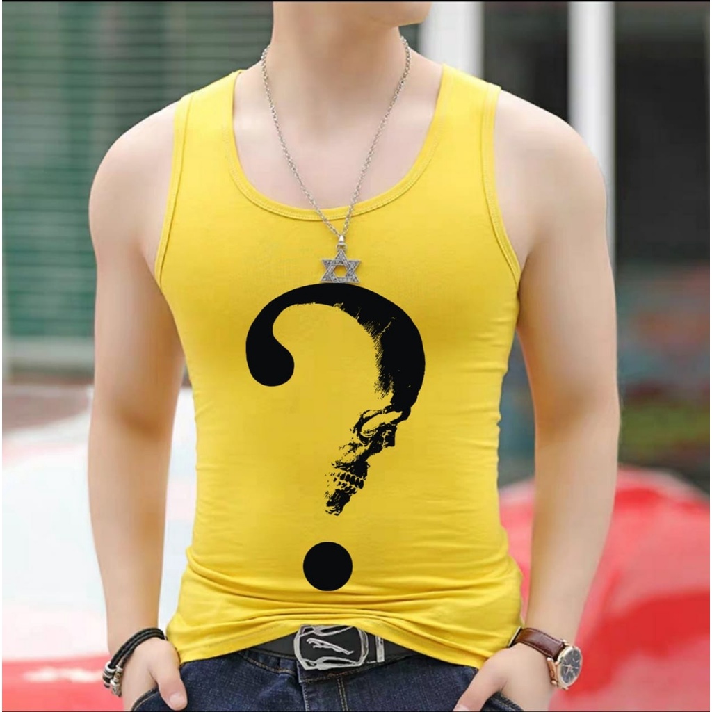 BISA COD / ALIPIO FASHION - singlet TANDA TANYA / singlet pria termura / singlet terlaris