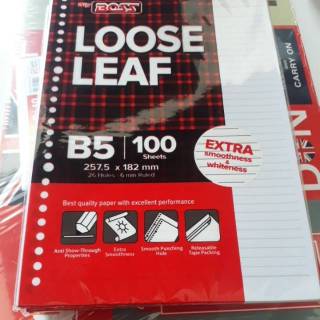 Jual Big Boss Kertas Binder Ukuran B5 Isi 100 Lembar | Shopee Indonesia