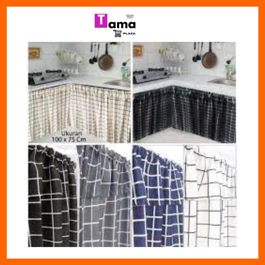 GORDEN KOLONG DAPUR MINIMALIS MODERN MOTIF KOTAK