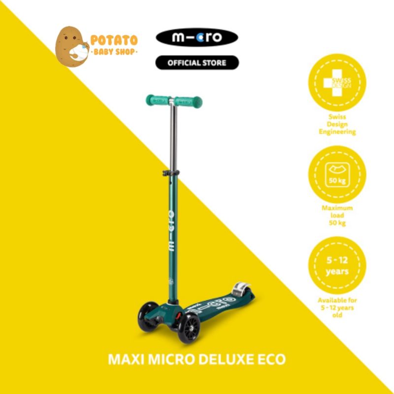 MicroScooters Maxi Micro Deluxe Eco Scooter - Skuter Anak