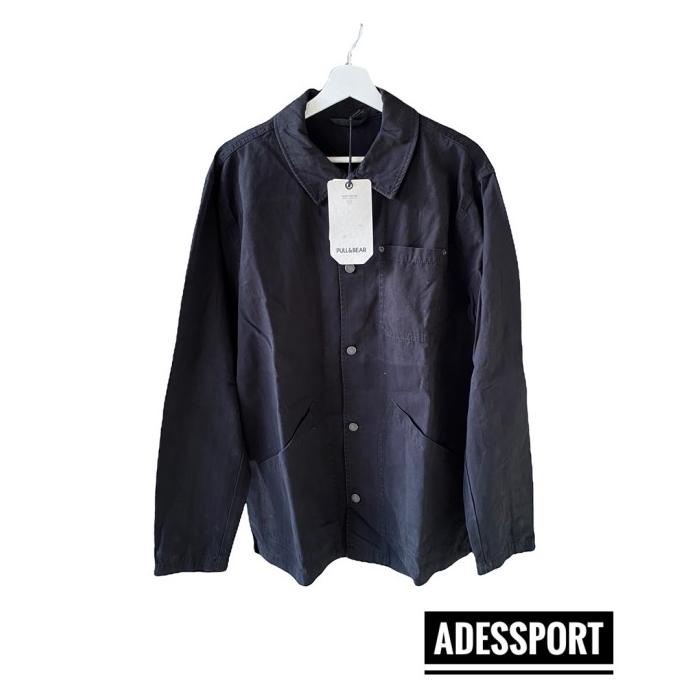 PULL&BEAR JAKET DENIM BLACK ORIGINAL AUTHENTIC DGF235145