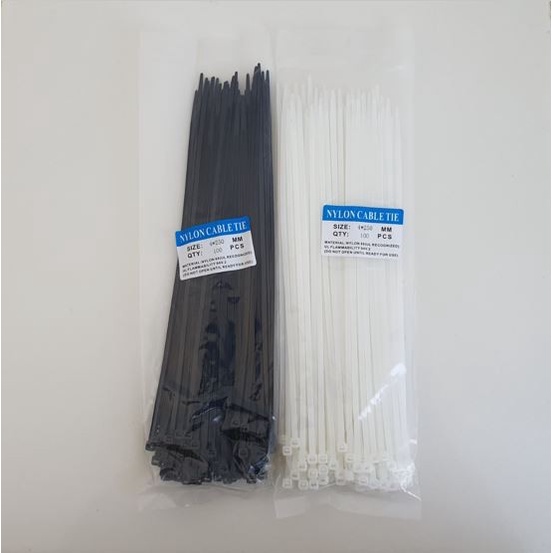 

Cantik Kabel Ties / Insulock / Insulok / Cable Ties 4 X 250Mm 25Cm 100Pcs Gilaa!!!