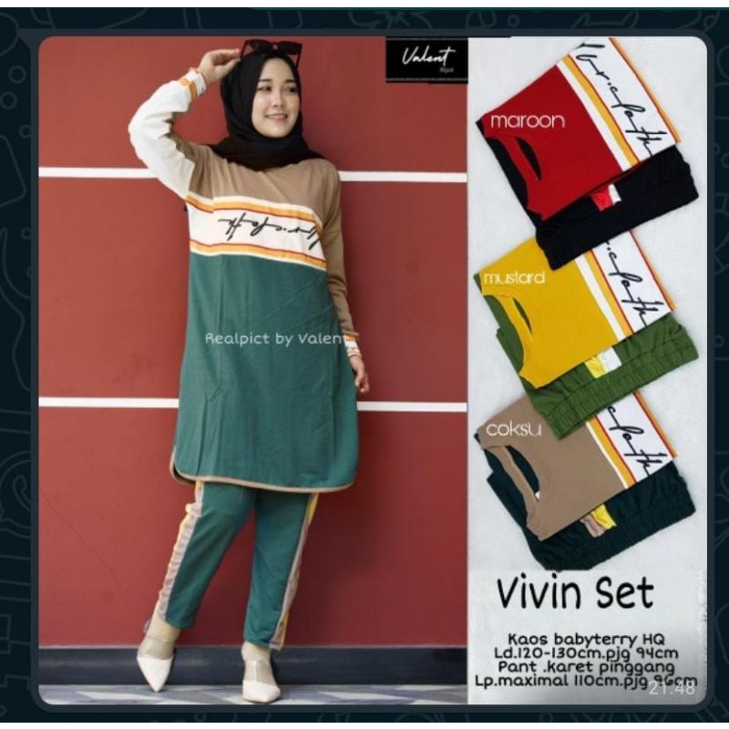 SET WANITA VIVIN SET BABYTERRY LD 120-130