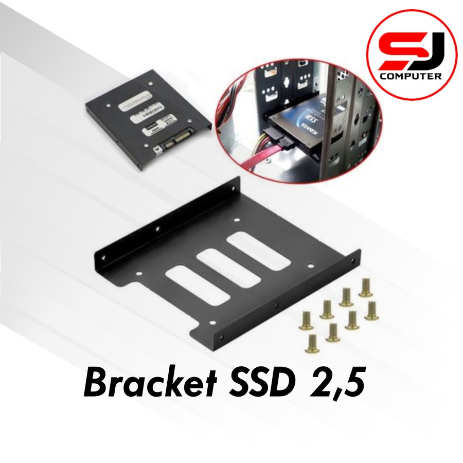 BRACKET SSD HDD CADDY 2.5 TO 3.5 INTERNAL DOCKING CONVERT