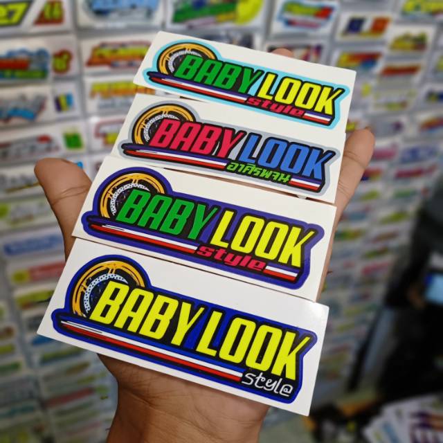 Sticker printing BABYLOOK STYLE minim pembelian produk harus 20rb