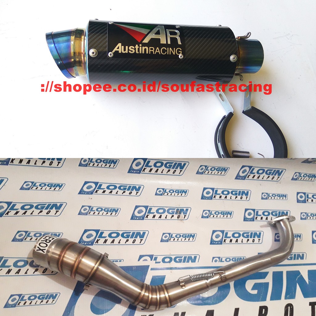 knalpot nmax aerox vario pcx pcx160 beat scoopy xmax lexi mio adv xeon genio Austin racing-lexi