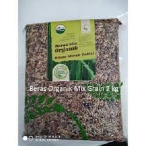 

bg20t01r Beras Mix Whole Grain Lingkar Organik (Merah Hitam Cokelat) 2 Kg Sv012Ss