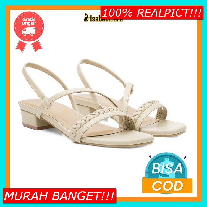 Promo 12.12 Br 07 Bapau Hak Tahu Mules Virginia 3Cm Heels Wanita Import Sendal Haihils Kondangan San
