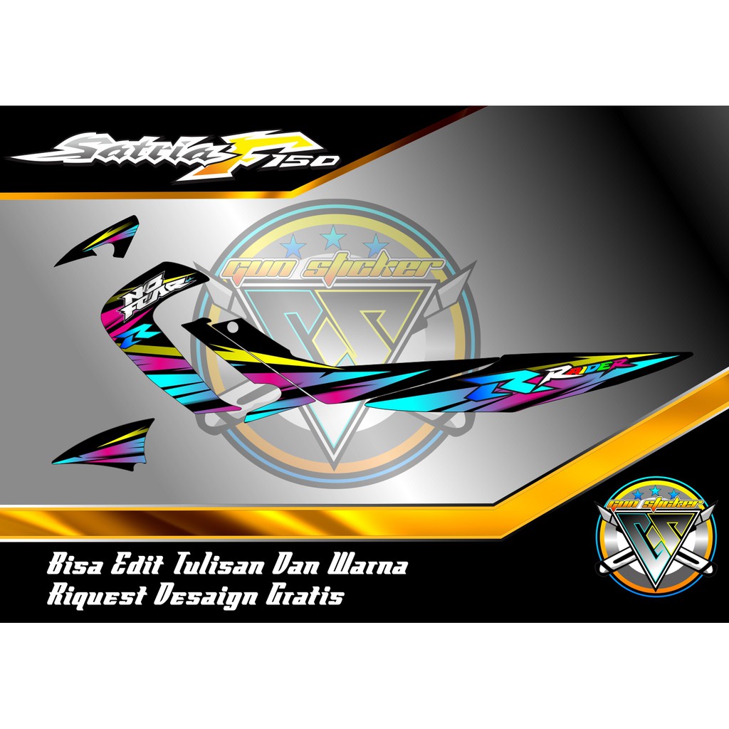 STRIPING VARIASI SATRIA FU OLD NO FEAR