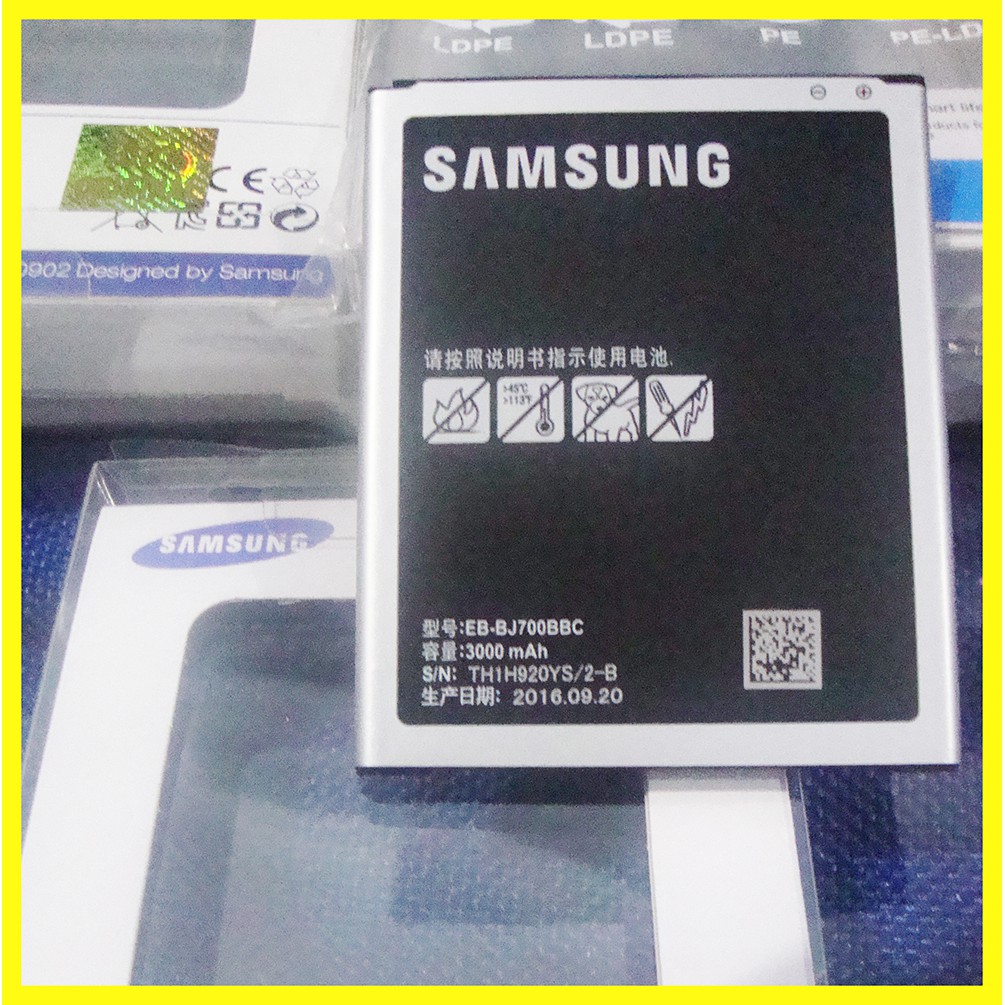 Baterai Samsung J7 2015 ORIGINAL &amp; Battery Batre Batray Batere Baterei hp galaxy Lama J700 J700F