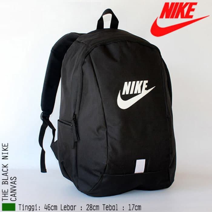 Tas Ransel NIKE Pria Hitam Tas Punggung Anak Sekolah Terbaru GET1684 [SALE]off40%