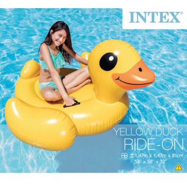 Intex Yellow Duck Ride On / Pelampung Bebek Intex