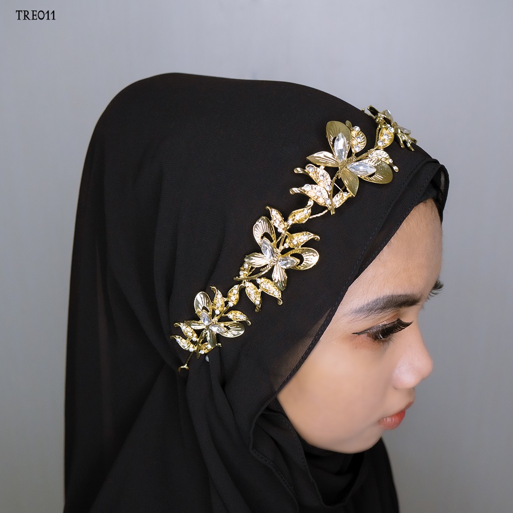 [STOK TERBATAS] HEADPIECE TIARA HIJAB EXCLUSIVE ASESORIS WANITA TRE011