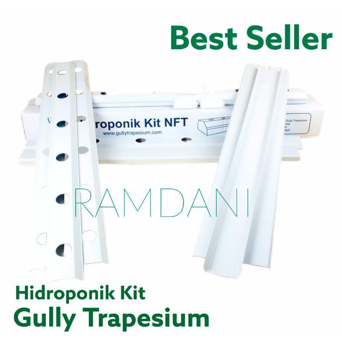 Produk Ready Gully Trapesium Hidroponik Kit Nft