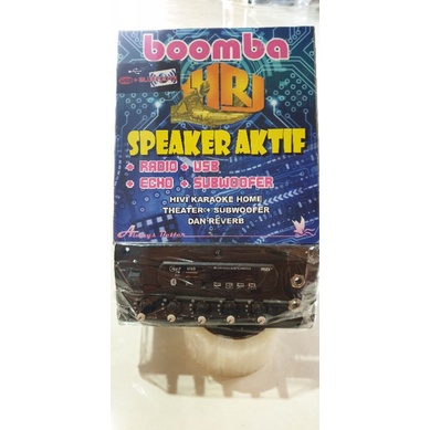 Speker aktif Bommba xbr 400wat setereo+blutut mp3+hugos