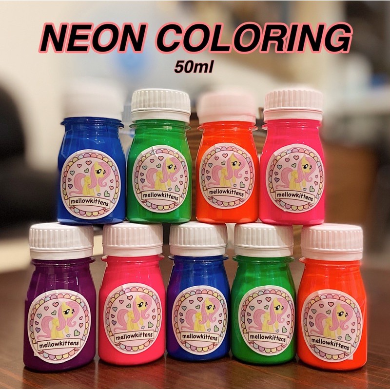 

PEWARNA NEON/ NEON COLORING 50ml