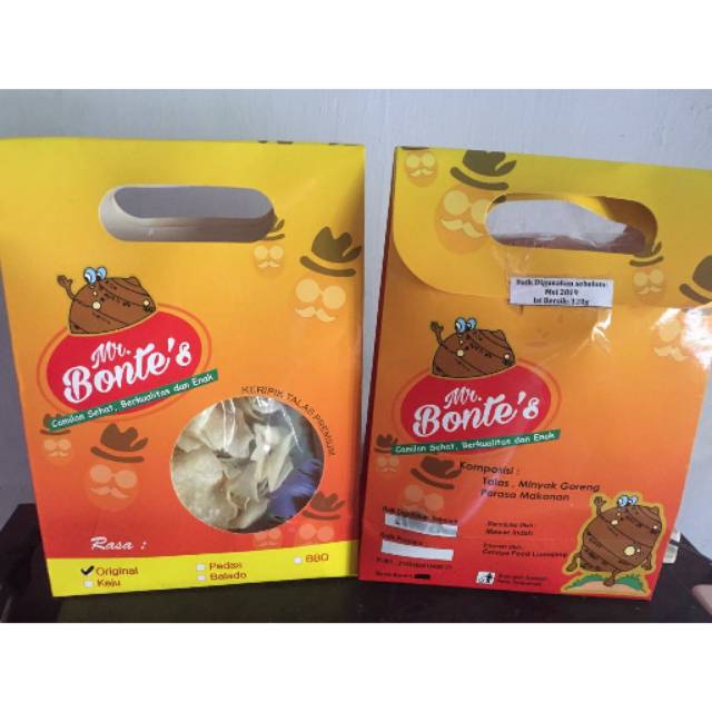 

MR. Bontes keripik Talas premium