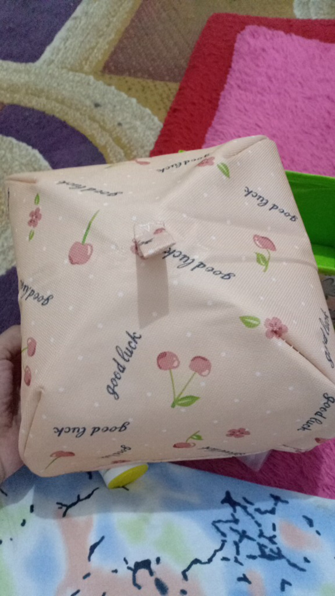 Plazashop♨ Cod Ts188 Tutup Tudung Saji Lipat Kecil Penutup Penahan Panas Makanan Alumunium Foil