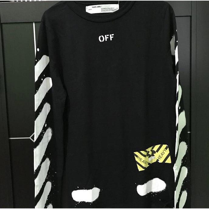 Offwhite Spray Crewneck .Deevagrosir.Olshop