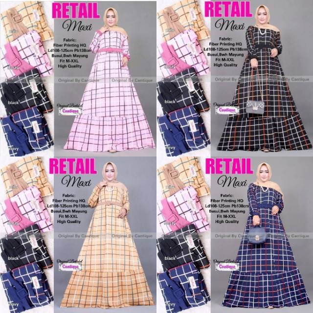 Maxy dress maxi dres retail cornely corneli politik maxie elna ella echa pamela taluna
