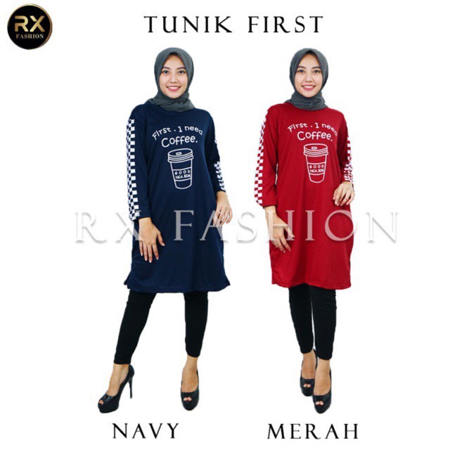 TUNIK FIRST / ATASAN MUSLIM FASHION ATASAN MUSLIM WANITA 1R