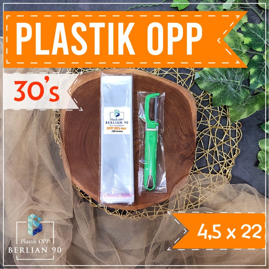 Plastik OPP 4,5X22 cm 30s Micron Plastik OPP Lem Plastik OPP Seal